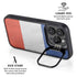 French Flag Distressed iPhone 15 Pro Kickstand Case