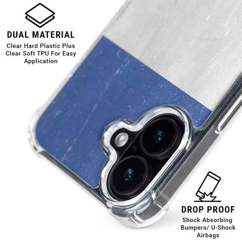 French Flag Distressed iPhone 16 MagSafe Case