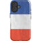 French Flag Distressed iPhone 16 Magsafe Impact Case