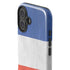 French Flag Distressed iPhone 16 Plus Impact Case