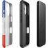 French Flag Distressed iPhone 16 Plus Impact Case