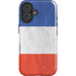 French Flag Distressed iPhone 16 Plus Magsafe Impact Case