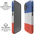 French Flag Distressed iPhone 16 Plus Magsafe Impact Case