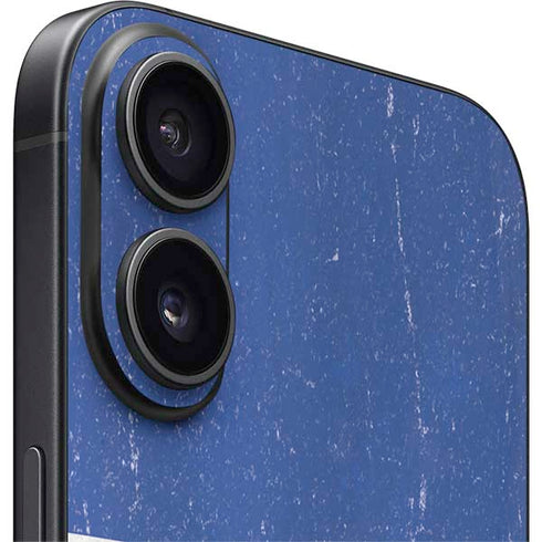 French Flag Distressed iPhone 16 Plus Skin