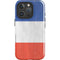 French Flag Distressed iPhone 16 Pro Impact Case