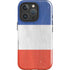 French Flag Distressed iPhone 16 Pro Impact Case