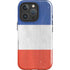 French Flag Distressed iPhone 16 Pro Max Impact Case