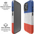 French Flag Distressed iPhone 16 Pro Max Magsafe Impact Case