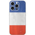 French Flag Distressed iPhone 16 Pro Skin