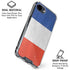 French Flag Distressed iPhone 16e Clear Case