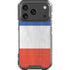 French Flag Distressed iPhone 18 Pro Clear Case