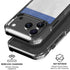 French Flag Distressed iPhone 18 Pro Clear Case