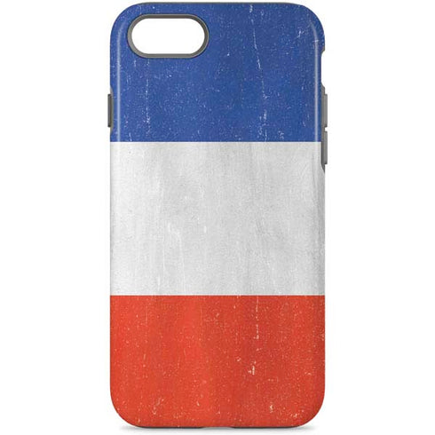 French Flag Distressed iPhone Cases