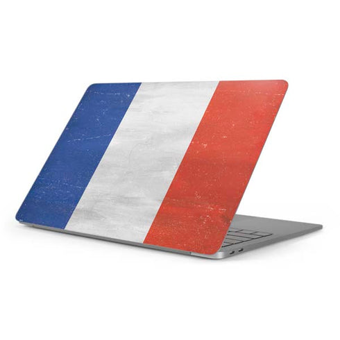 French Flag Distressed Apple MacBook Pro 16-inch Skin