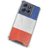 French Flag Distressed Moto G Stylus 5G (2025) Clear Case