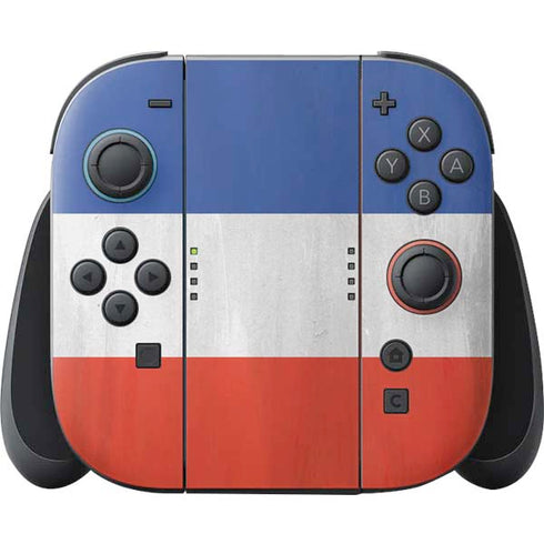 French Flag Distressed Nintendo Skins