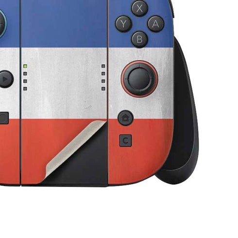 French Flag Distressed Nintendo Switch 2 (2025) Joy-Con Controller Skin