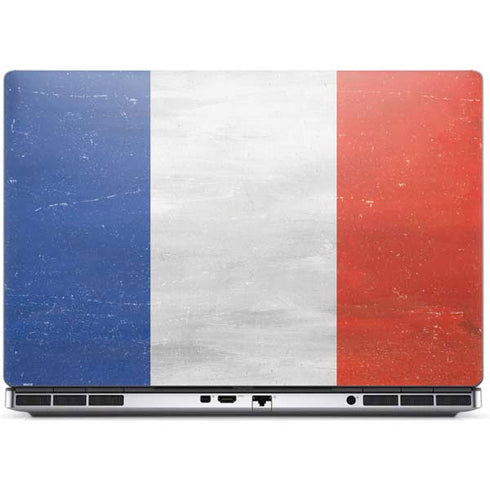 French Flag Distressed Dell Precision Skin