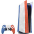 French Flag Distressed PlayStation PS5 Skins