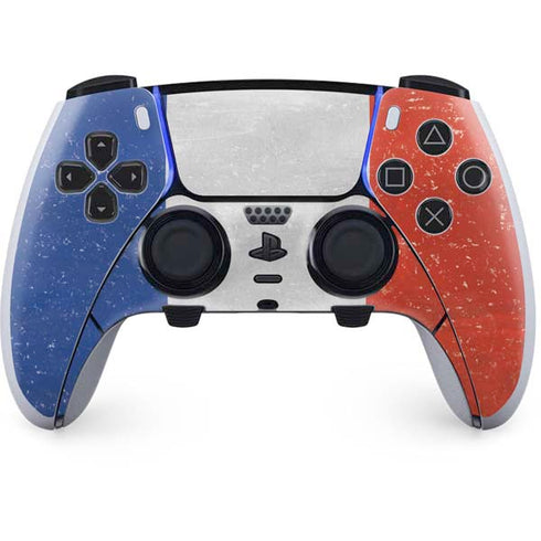 French Flag Distressed PlayStation PS5 Skins