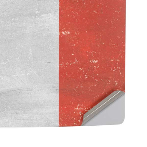 French Flag Distressed PS5 Pro Disk Console Skin