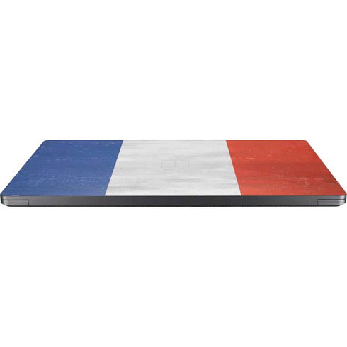 French Flag Distressed Surface Laptop 7 15in Skin