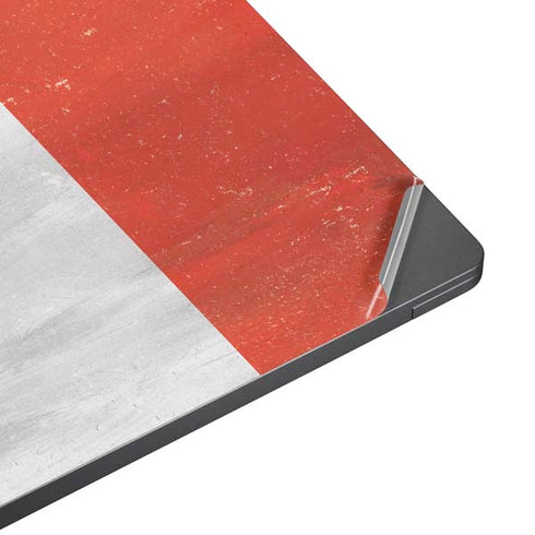 French Flag Distressed Surface Laptop 7 15in Skin