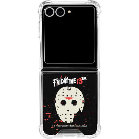 Warner Bros Friday the 13th Friday The 13th Galaxy Z Flip7 Clear Case