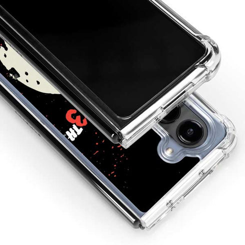 Warner Bros Friday the 13th Friday The 13th Galaxy Z Fold5 5G Clear Case