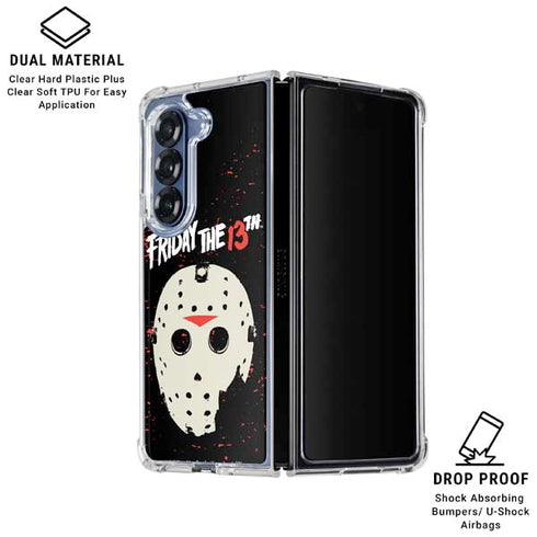 Warner Bros Friday the 13th Friday The 13th Galaxy Z Fold6 Clear Case