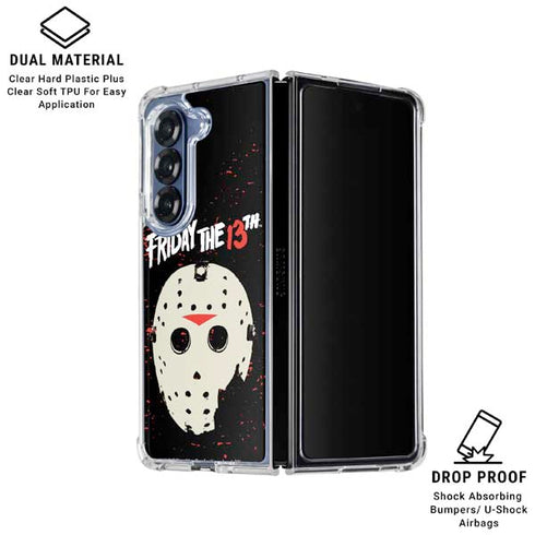 Warner Bros Friday the 13th Friday The 13th Galaxy Z Fold7 Clear Case