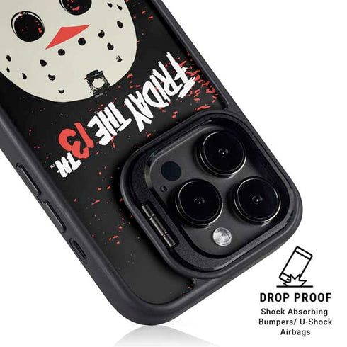 Warner Bros Friday the 13th Friday The 13th iPhone 15 Pro Kickstand Case