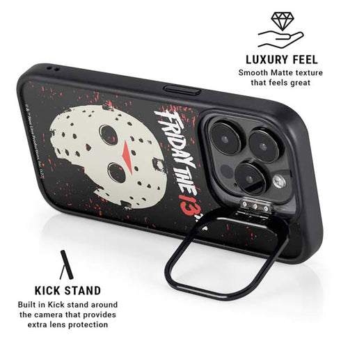 Warner Bros Friday the 13th Friday The 13th iPhone 15 Pro Max Kickstand Case