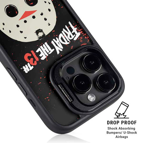 Warner Bros Friday the 13th Friday The 13th iPhone 15 Pro Max Kickstand Case