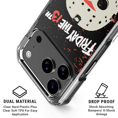Warner Bros Friday the 13th Friday The 13th iPhone 18 Pro Clear Case