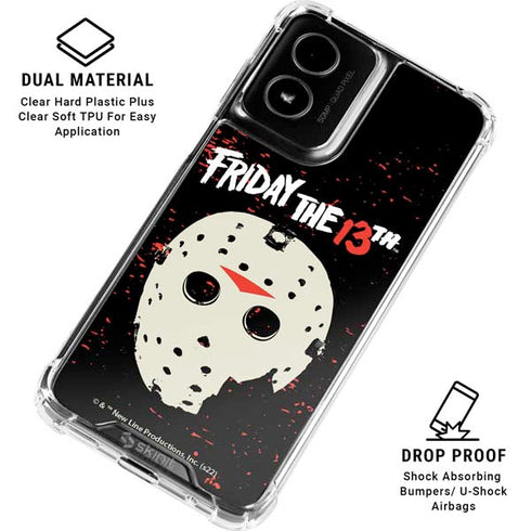 Warner Bros Friday the 13th Friday The 13th Moto G Power 5G (2024) Clear Case