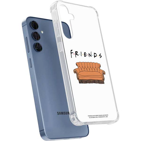 Warner Bros FRIENDS Couch Galaxy A55 5G Clear Case