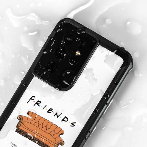 Warner Bros FRIENDS Couch Galaxy S24 Ultra Waterproof Case