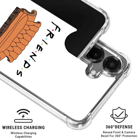 Warner Bros FRIENDS Couch Galaxy S26 Plus Clear Case