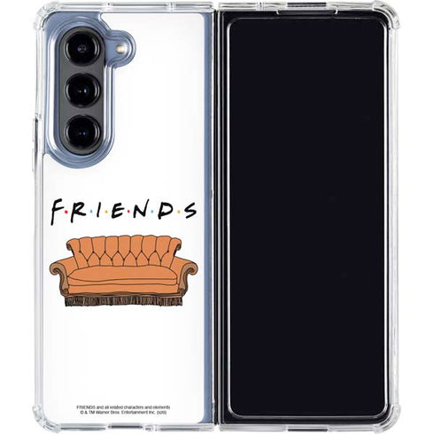 Warner Bros FRIENDS Couch Galaxy Z Fold5 5G Clear Case