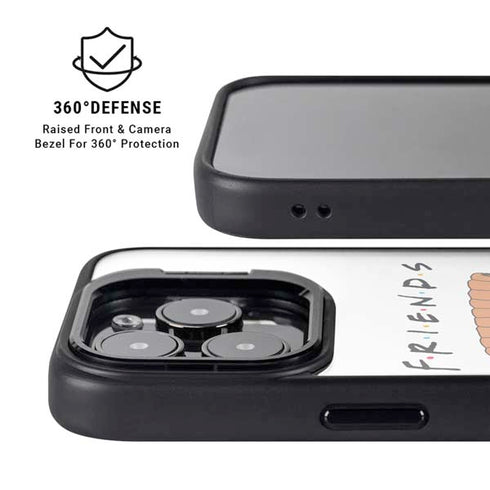 Warner Bros FRIENDS Couch iPhone 15 Pro Max Kickstand Case