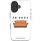 Warner Bros FRIENDS Couch iPhone 16 Impact Case