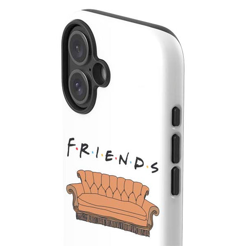 Warner Bros FRIENDS Couch iPhone 16 Plus Impact Case