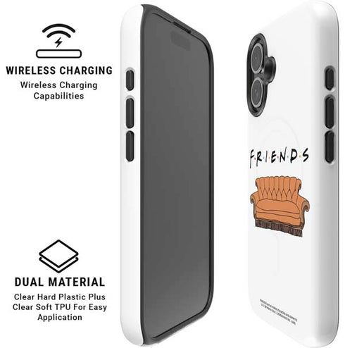 Warner Bros FRIENDS Couch iPhone 16 Plus Magsafe Impact Case