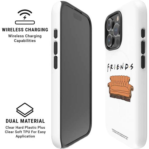 Warner Bros FRIENDS Couch iPhone 16 Pro Max Magsafe Impact Case