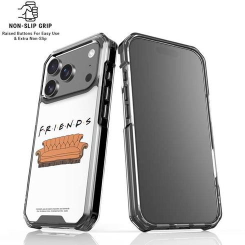 Warner Bros FRIENDS Couch iPhone 17 Pro Max Clear Case