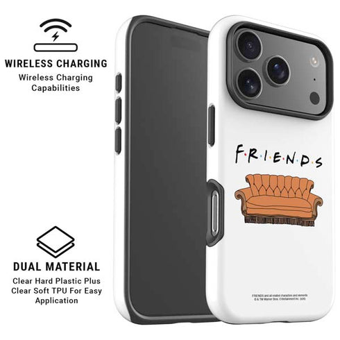 Warner Bros FRIENDS Couch iPhone 17 Pro Max Magsafe Impact Case