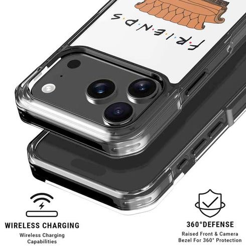 Warner Bros FRIENDS Couch iPhone 18 Pro Clear Case