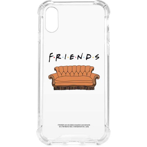 Warner Bros FRIENDS Couch iPhone XS Clear Case