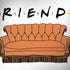 Warner Bros FRIENDS Couch PlayStation 4 Gold Wireless Headset Skin